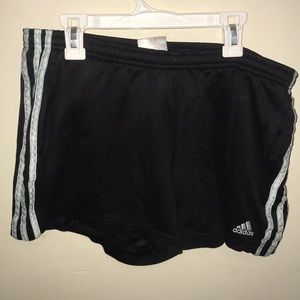striped addidas shorts